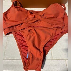 Cupshe Terra Cotta Bikini-New